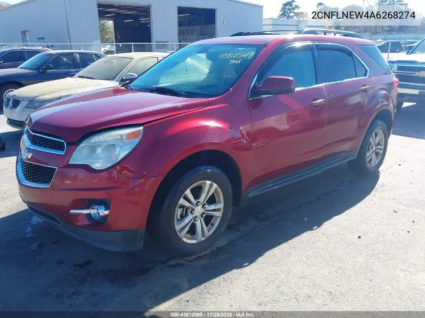 2CNFLNEW4A6268274 2010 Chevrolet Equinox Lt