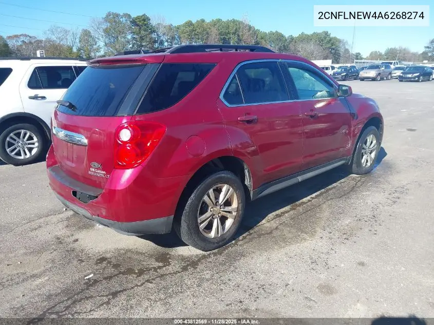 2CNFLNEW4A6268274 2010 Chevrolet Equinox Lt