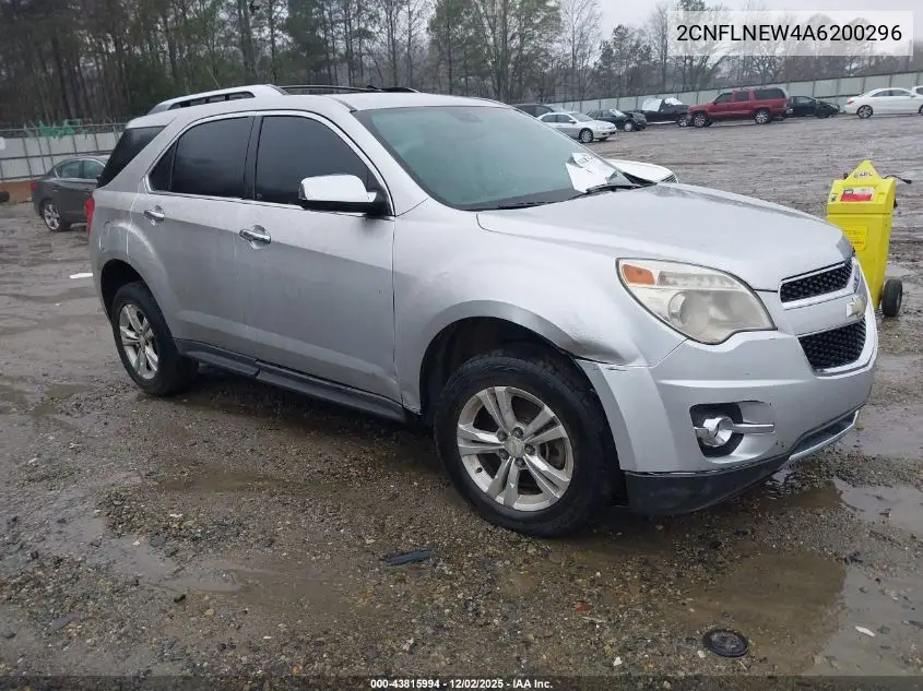 2CNFLNEW4A6200296 2010 Chevrolet Equinox Lt