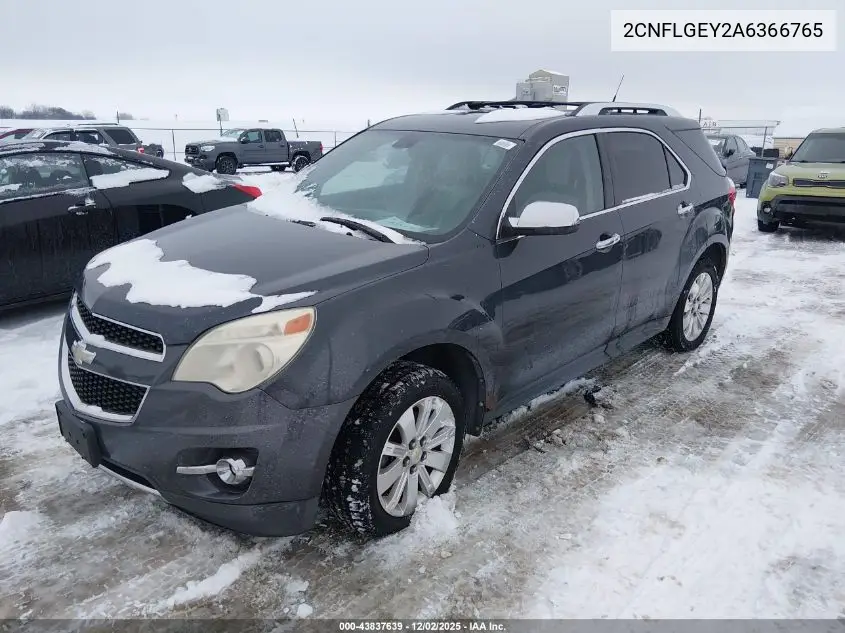 2CNFLGEY2A6366765 2010 Chevrolet Equinox Ltz