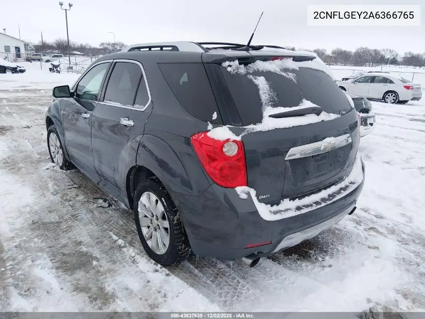 2CNFLGEY2A6366765 2010 Chevrolet Equinox Ltz