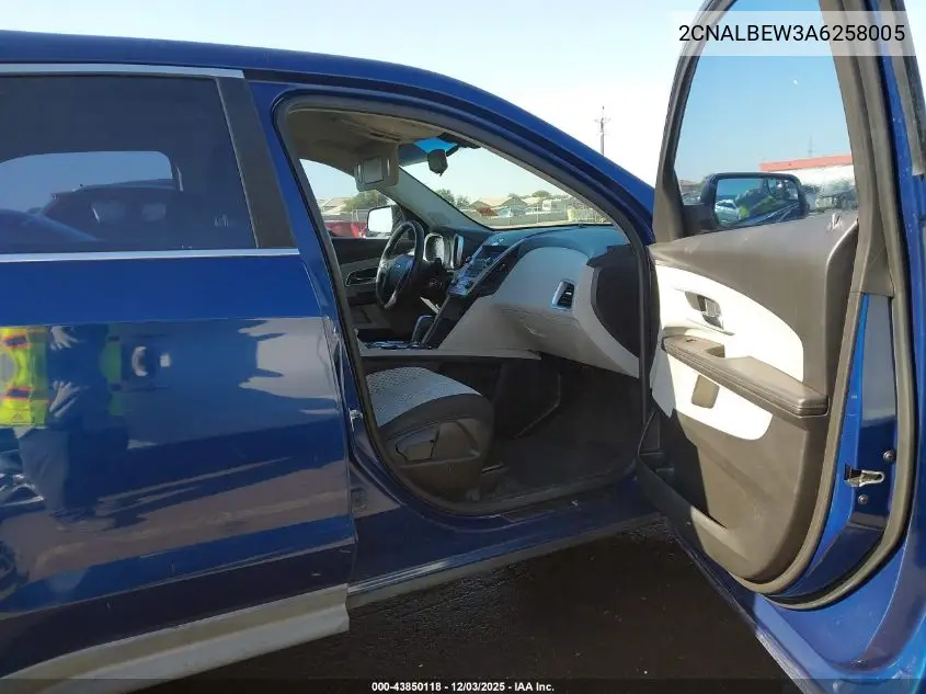 2CNALBEW3A6258005 2010 Chevrolet Equinox Ls