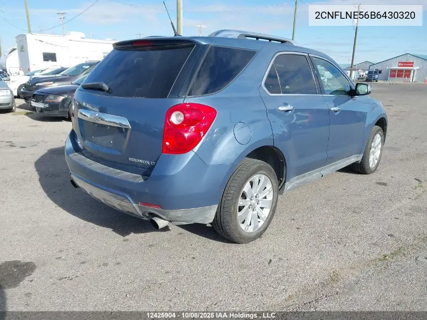 2CNFLNE56B6430320 2011 Chevrolet Equinox 2Lt
