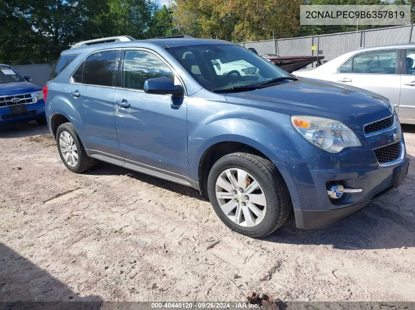 2011 Chevrolet Equinox 2Lt VIN: 2CNALPEC9B6357819 Lot: 40448120