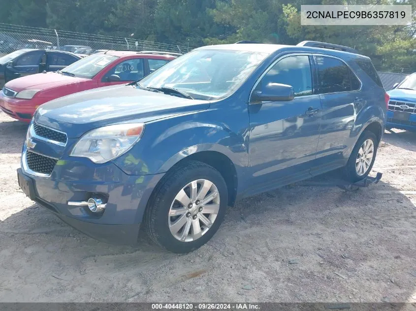 2CNALPEC9B6357819 2011 Chevrolet Equinox 2Lt