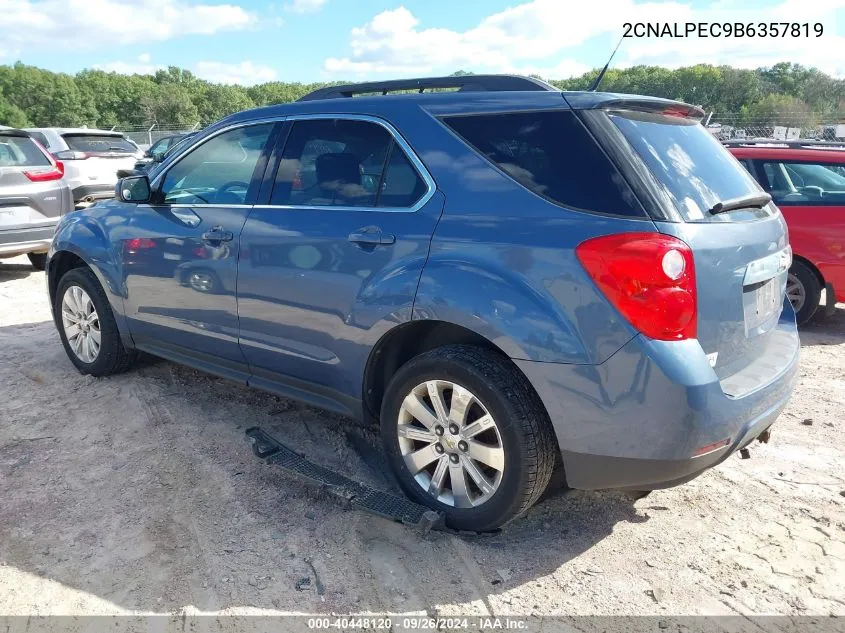 2CNALPEC9B6357819 2011 Chevrolet Equinox 2Lt