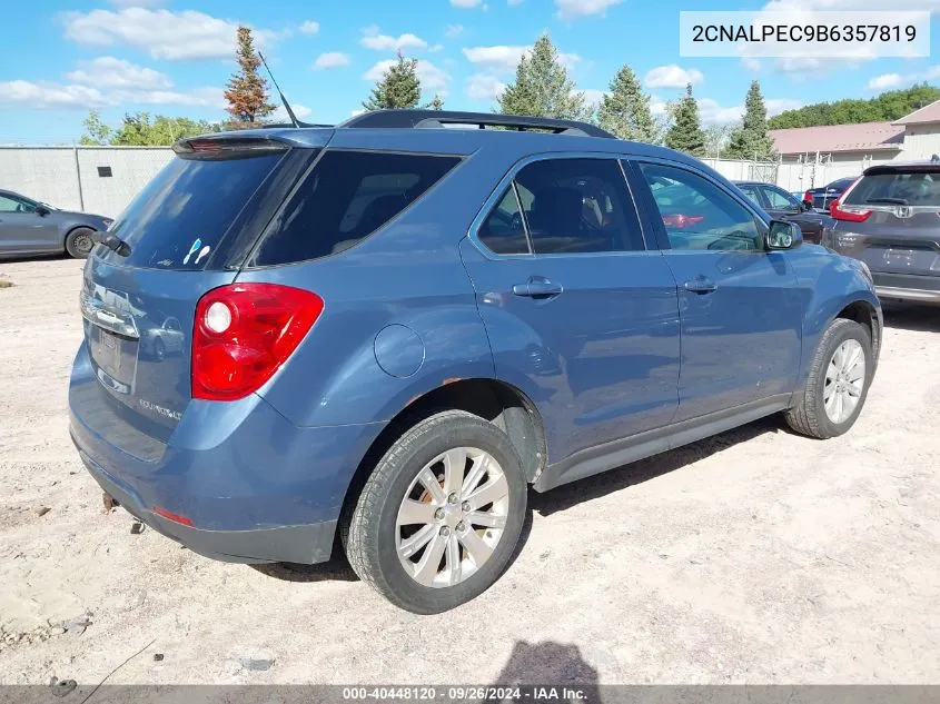 2CNALPEC9B6357819 2011 Chevrolet Equinox 2Lt