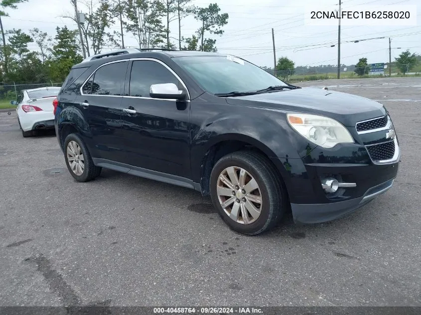 2011 Chevrolet Equinox Ltz VIN: 2CNALFEC1B6258020 Lot: 40458764