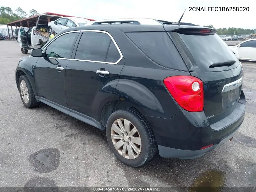 2CNALFEC1B6258020 2011 Chevrolet Equinox Ltz