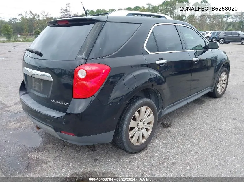 2CNALFEC1B6258020 2011 Chevrolet Equinox Ltz