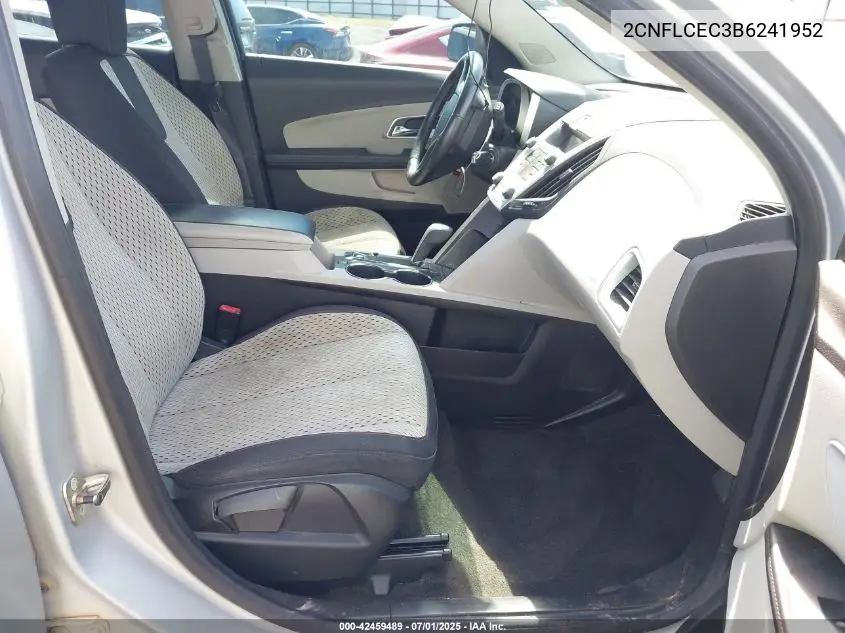 2CNFLCEC3B6241952 2011 Chevrolet Equinox Ls