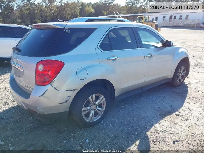 2GNALPEC6B1137370 2011 Chevrolet Equinox 2Lt