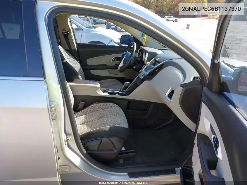 2GNALPEC6B1137370 2011 Chevrolet Equinox 2Lt
