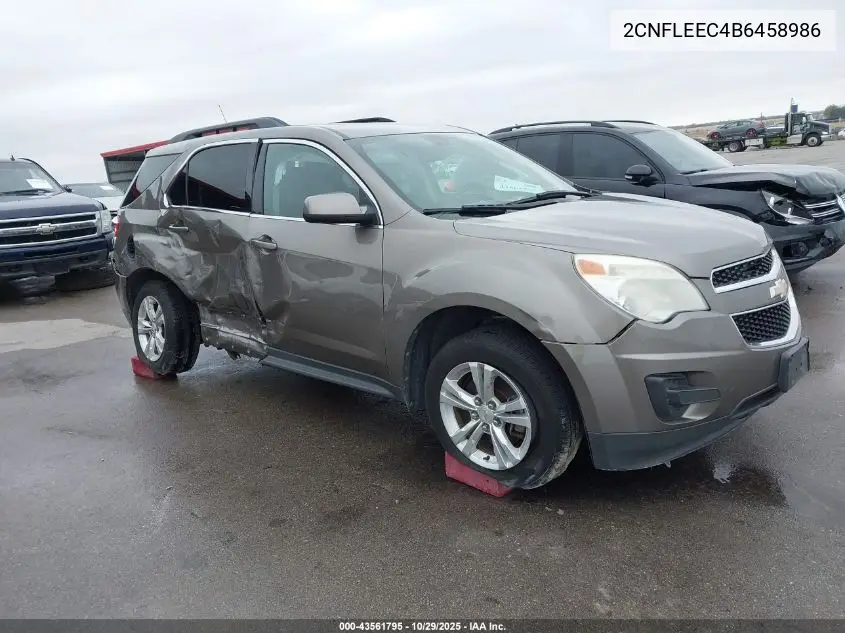 2CNFLEEC4B6458986 2011 Chevrolet Equinox 1Lt
