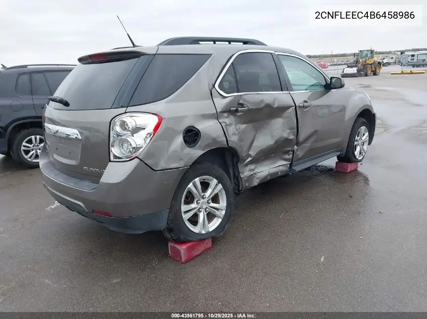 2CNFLEEC4B6458986 2011 Chevrolet Equinox 1Lt
