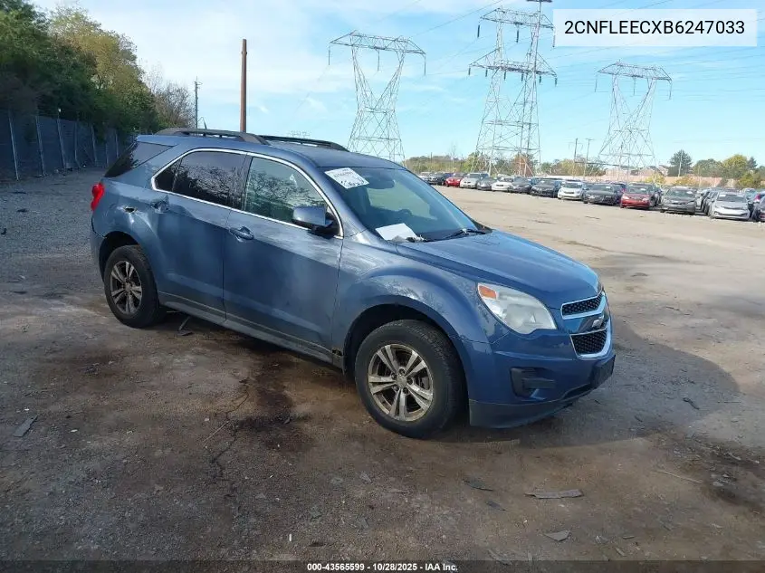 2CNFLEECXB6247033 2011 Chevrolet Equinox 1Lt