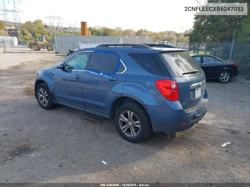 2CNFLEECXB6247033 2011 Chevrolet Equinox 1Lt