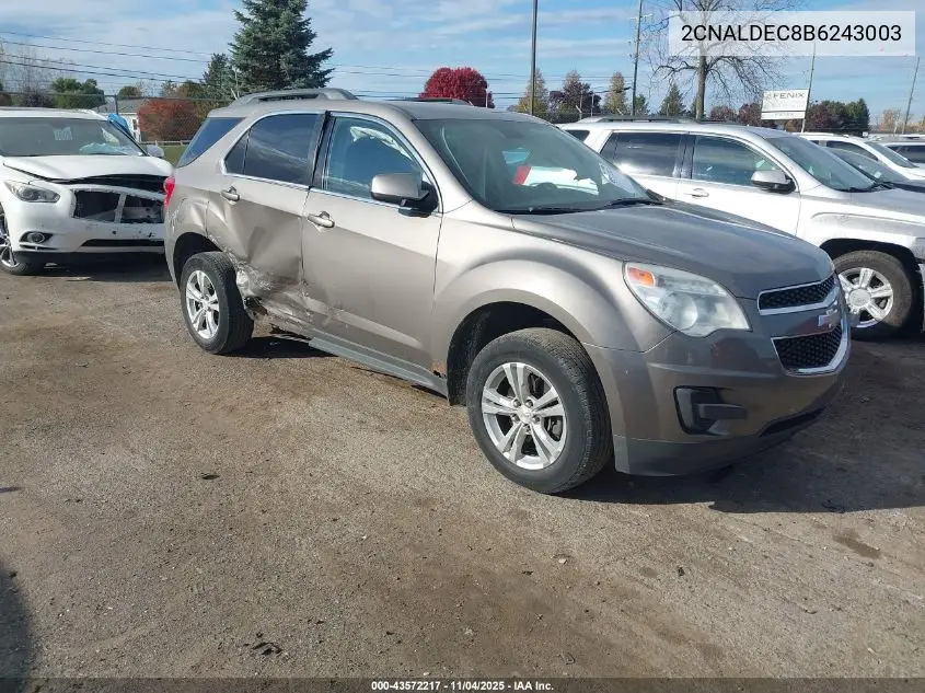 2CNALDEC8B6243003 2011 Chevrolet Equinox 1Lt