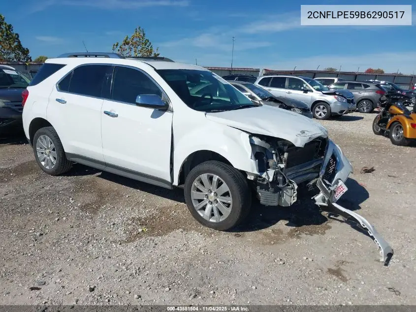 2CNFLPE59B6290517 2011 Chevrolet Equinox 2Lt
