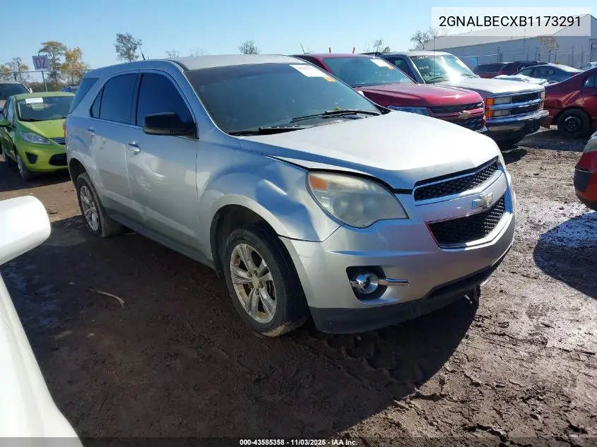 2GNALBECXB1173291 2011 Chevrolet Equinox Ls