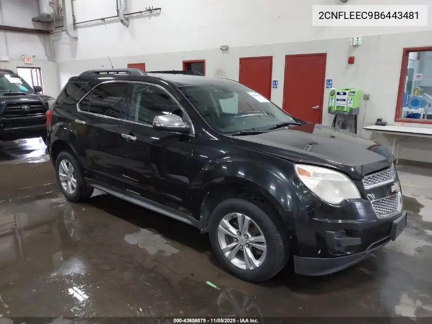 2CNFLEEC9B6443481 2011 Chevrolet Equinox 1Lt