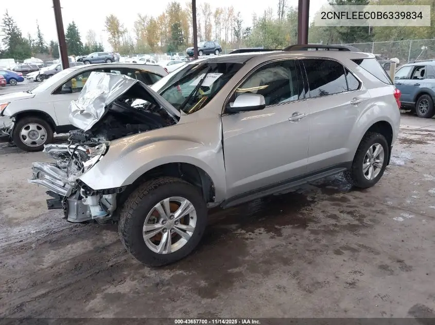 2CNFLEEC0B6339834 2011 Chevrolet Equinox 1Lt