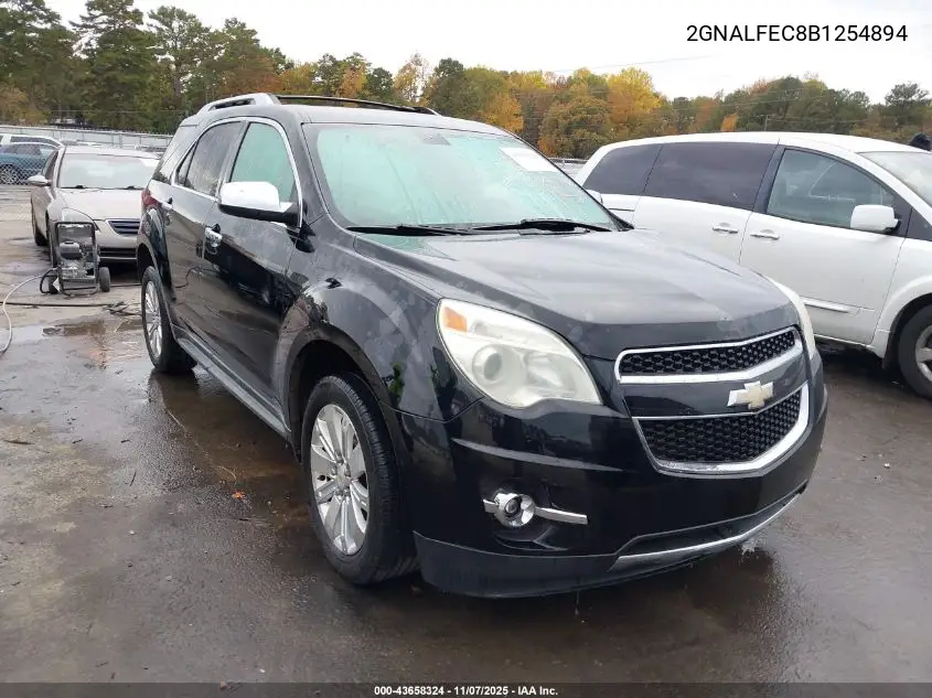 2GNALFEC8B1254894 2011 Chevrolet Equinox Ltz