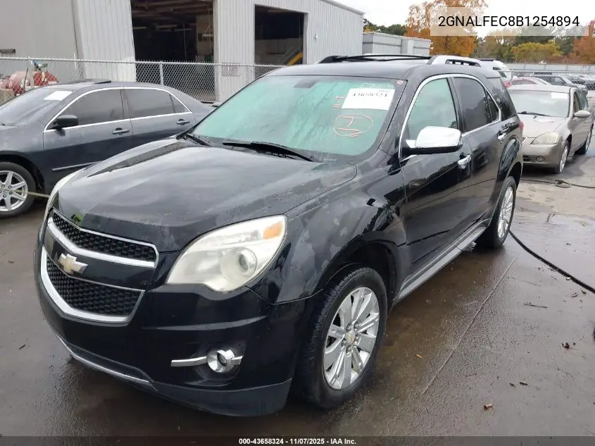 2GNALFEC8B1254894 2011 Chevrolet Equinox Ltz