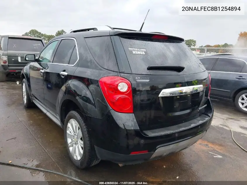 2GNALFEC8B1254894 2011 Chevrolet Equinox Ltz