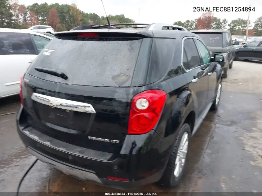 2GNALFEC8B1254894 2011 Chevrolet Equinox Ltz