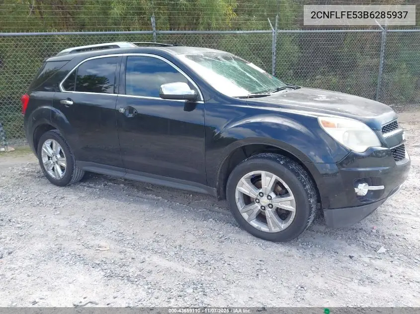 2CNFLFE53B6285937 2011 Chevrolet Equinox Ltz