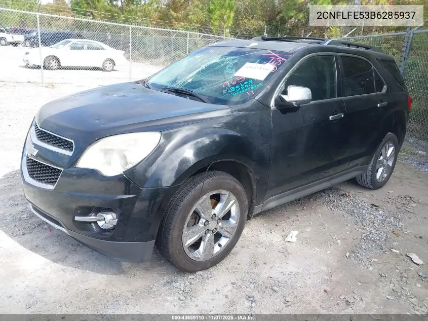 2CNFLFE53B6285937 2011 Chevrolet Equinox Ltz