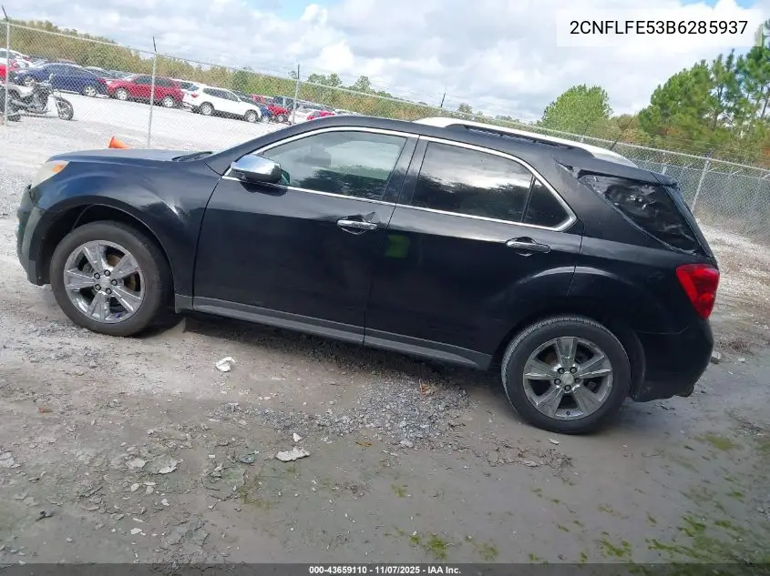 2CNFLFE53B6285937 2011 Chevrolet Equinox Ltz