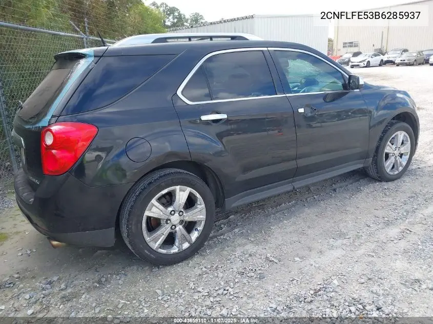 2CNFLFE53B6285937 2011 Chevrolet Equinox Ltz