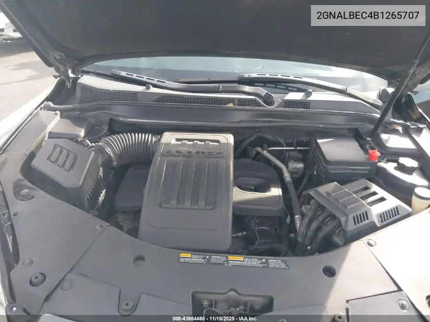 2GNALBEC4B1265707 2011 Chevrolet Equinox Ls