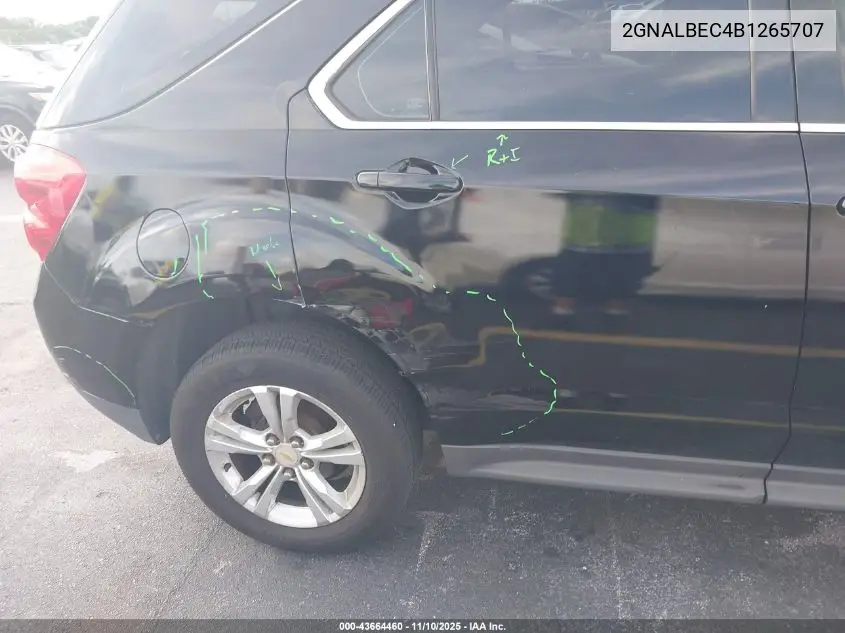 2GNALBEC4B1265707 2011 Chevrolet Equinox Ls