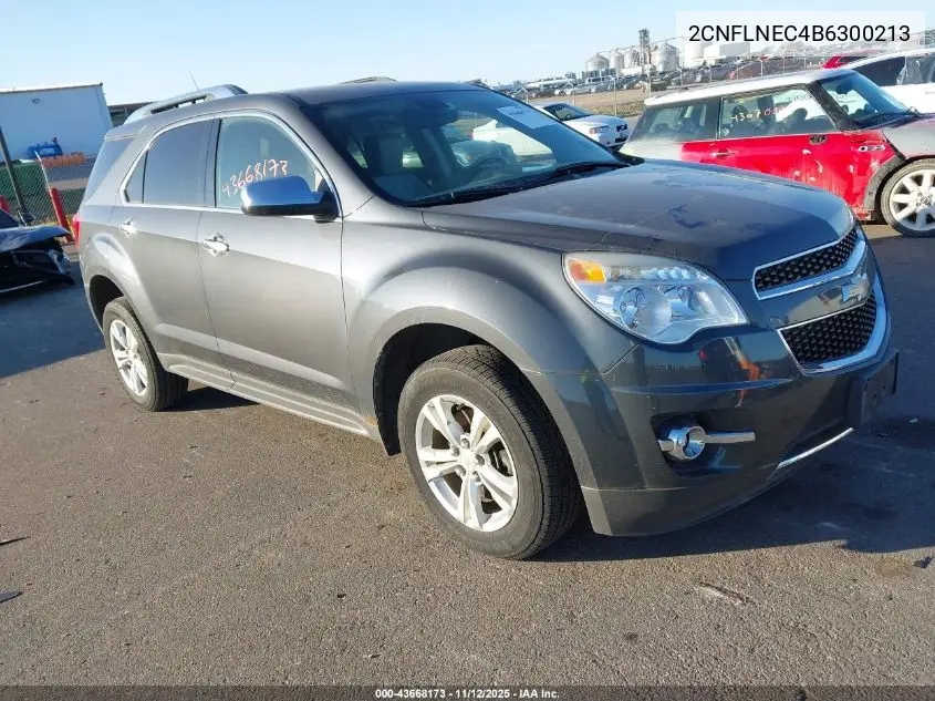 2CNFLNEC4B6300213 2011 Chevrolet Equinox 2Lt