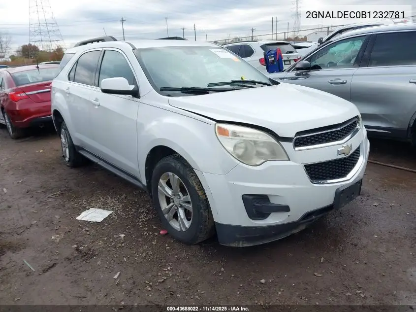 2GNALDEC0B1232781 2011 Chevrolet Equinox 1Lt