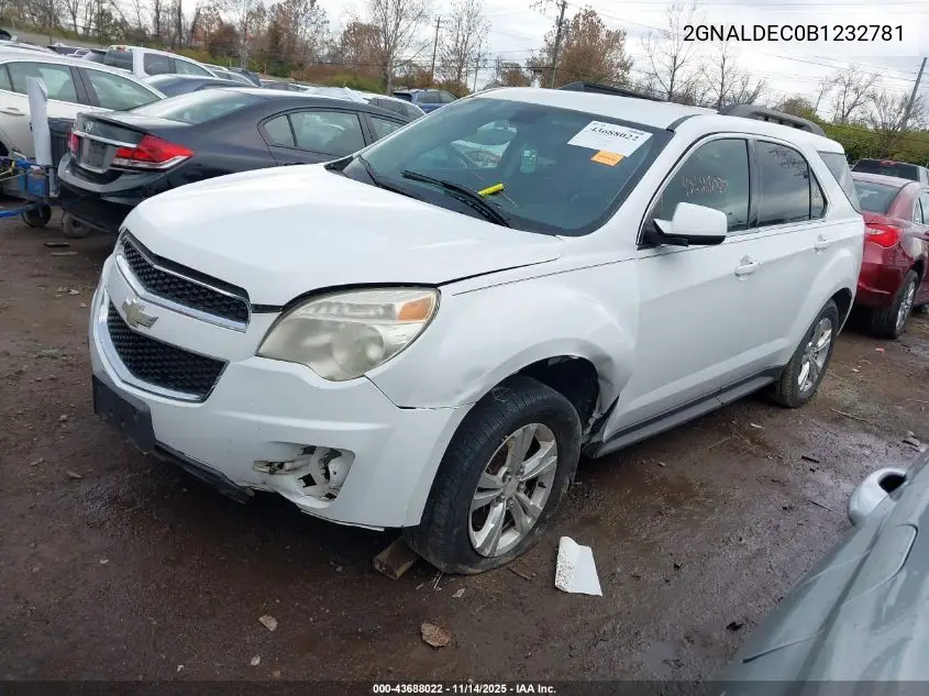 2GNALDEC0B1232781 2011 Chevrolet Equinox 1Lt