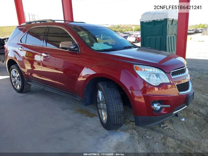2CNFLFE51B6421241 2011 Chevrolet Equinox Ltz