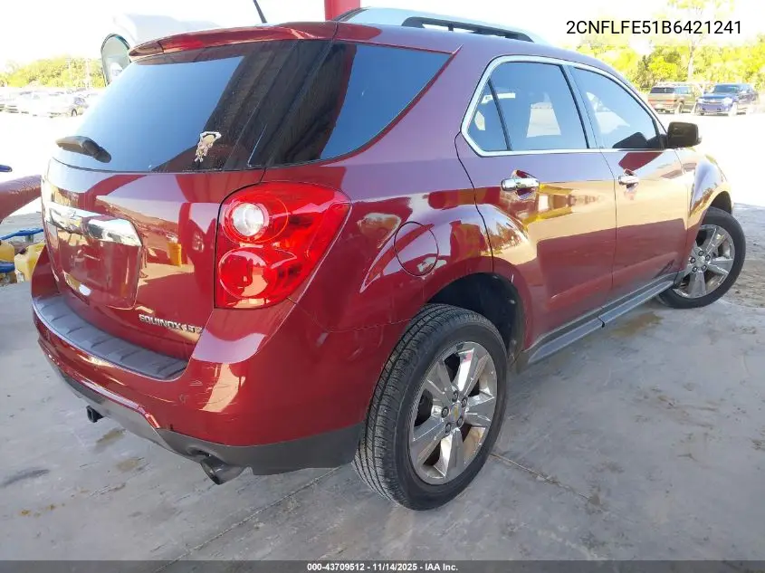 2CNFLFE51B6421241 2011 Chevrolet Equinox Ltz