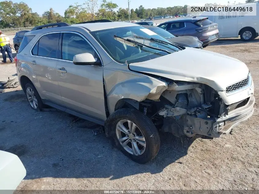 2CNALDEC1B6449618 2011 Chevrolet Equinox 1Lt