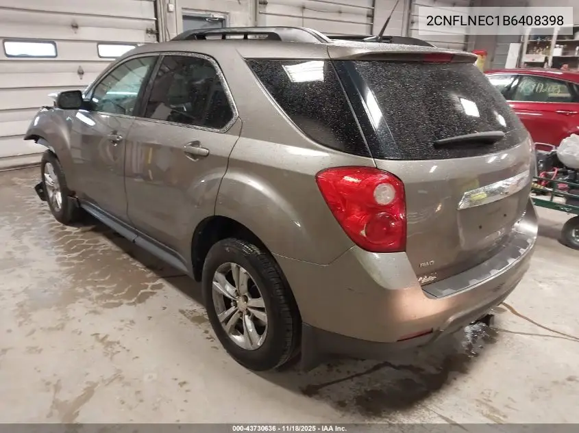 2CNFLNEC1B6408398 2011 Chevrolet Equinox 2Lt