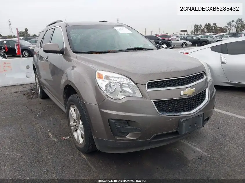 2CNALDECXB6285432 2011 Chevrolet Equinox 1Lt