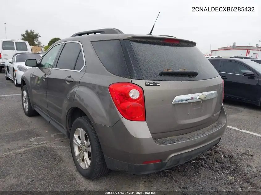 2CNALDECXB6285432 2011 Chevrolet Equinox 1Lt