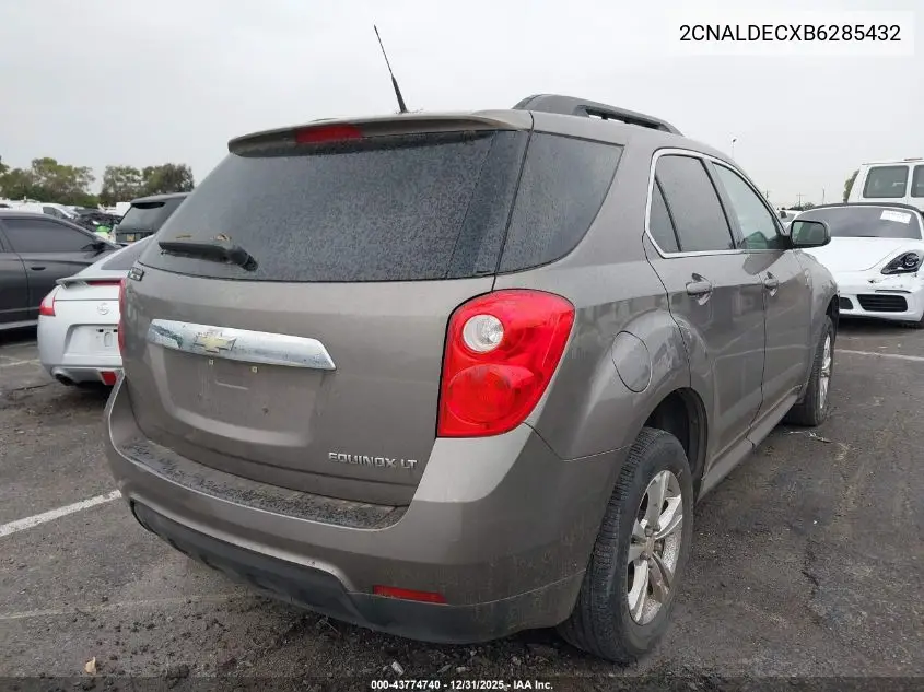 2CNALDECXB6285432 2011 Chevrolet Equinox 1Lt