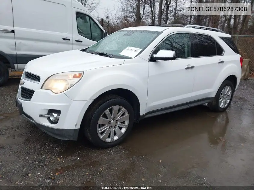 2CNFLGE57B6287308 2011 Chevrolet Equinox Ltz