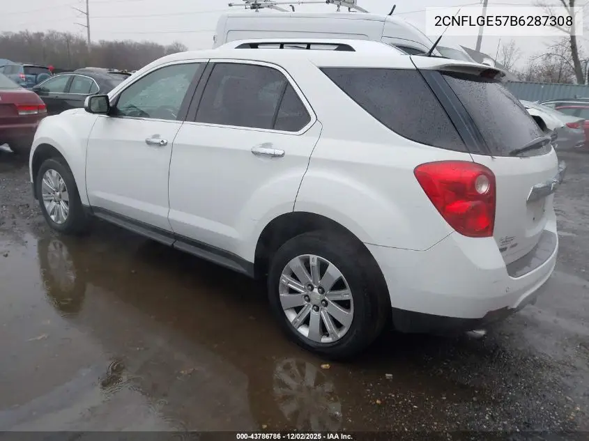 2CNFLGE57B6287308 2011 Chevrolet Equinox Ltz