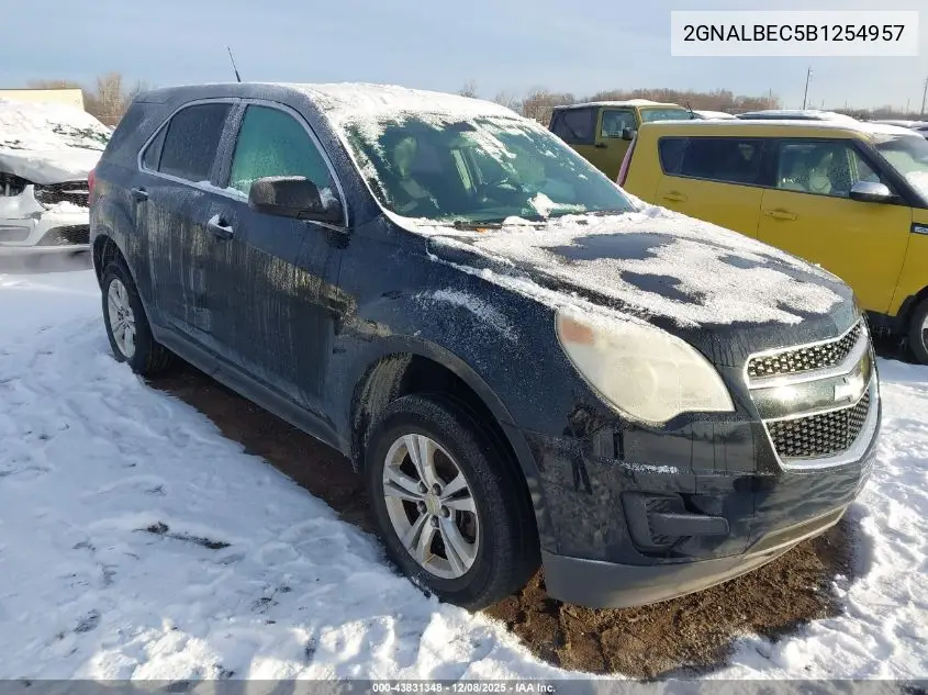 2GNALBEC5B1254957 2011 Chevrolet Equinox Ls