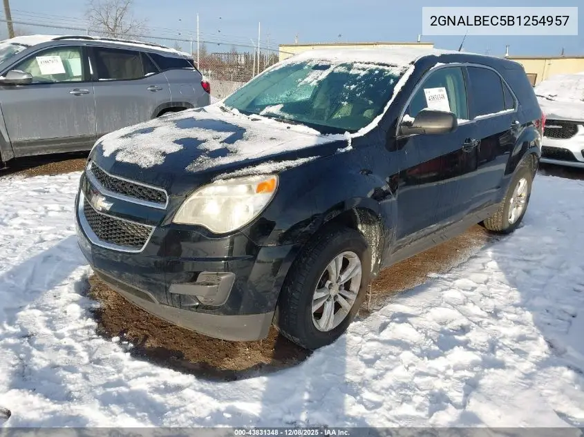 2GNALBEC5B1254957 2011 Chevrolet Equinox Ls